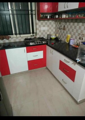Kitchen in 2 BHK Apartment at Vandana Flora, Hsr Layout – for Rent