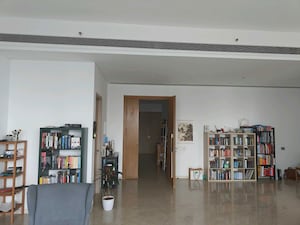 Living Room in 3 BHK Apartment at Rustomjee Crown, Prabhadevi – for Rent