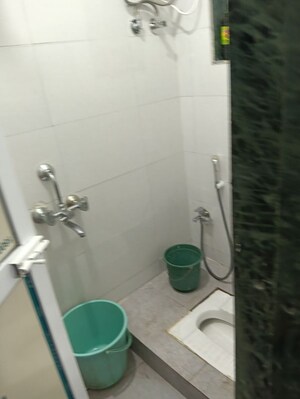 Bathroom in 1 BHK Apartment at Bhandup West – for Rent
