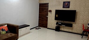 Tv Room in 2.5 BHK Apartment at Kailash Plaza, Kopar Khairane – for Sale