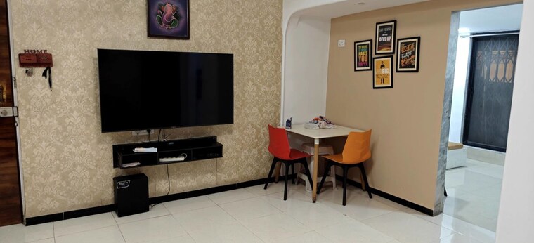 Tv Room, kailash-plaza 2.5 Bedroom 800 Sq.Ft. Apartment In Kopar Khairane Navi Mumbai 10756890