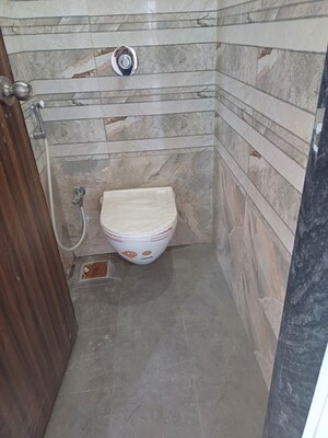 Attached Bathroom in 1 BHK Apartment at Bhairaav Goldcrest Residency, Ghansoli – for Rent