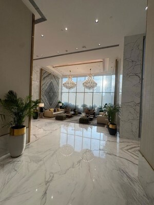 Living Room in 3 BHK Apartment at M3M Trump Tower, Sector 65 – for Rent