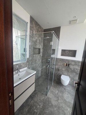 Bathroom in 4 BHK Apartment at M3M Trump Tower, Sector 65 – for Rent