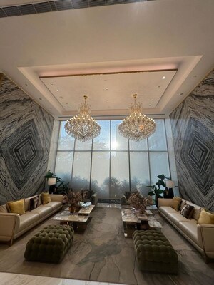 Living Room in 4 BHK Apartment at M3M Trump Tower, Sector 65 – for Rent