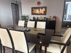 Dining area in 4 BHK Apartment at Paras Quartier, Gwal Pahari – for Rent