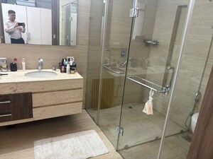Bathroom in 4 BHK Apartment at Paras Quartier, Gwal Pahari – for Rent