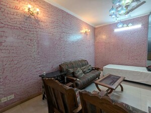 Living Room in 3 BHK Builder Floor at Uppal Southend, Sector 49 – for Rent
