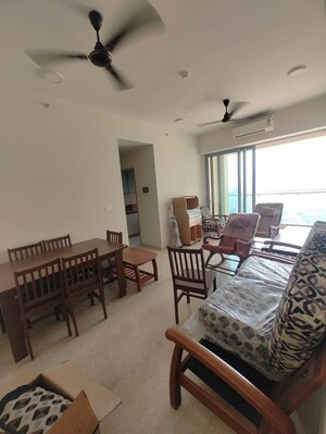 Living Room in 2.5 BHK Apartment at Marathon Monte South, Byculla West – for Sale