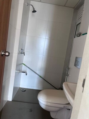 Bathroom in 2 BHK Apartment at Lodha Splendora, Ghodbunder Road – for Rent