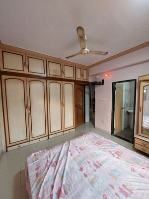 Bedroom in 4 BHK Apartment at Shagoofa CHS, Nerul – for Rent