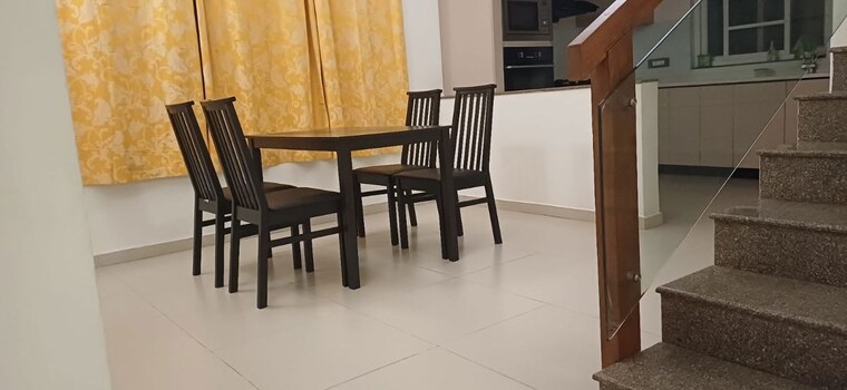 Dining area, babukhan-lakefront 4 Bedroom 3550 Sq.Ft. Villa In Kokapet Hyderabad 10757099