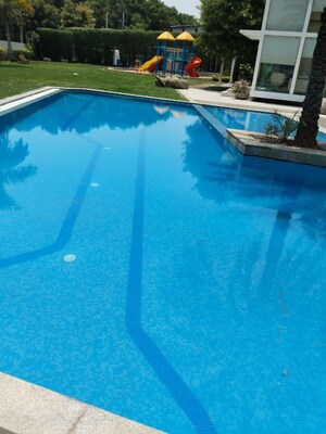 Swimming Pool in 4 BHK Villa at Babukhan Lakefront, Kokapet – for Rent