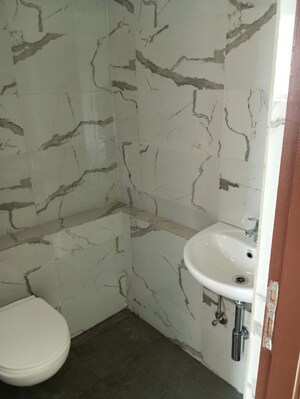 Bathroom in 3 BHK Apartment at NG Grand Plaza, Ghansoli – for Rent