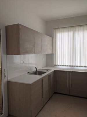 Kitchen in 3.5 BHK Apartment at Bhartiya Nikoo Homes, Thanisandra Main Road – for Rent