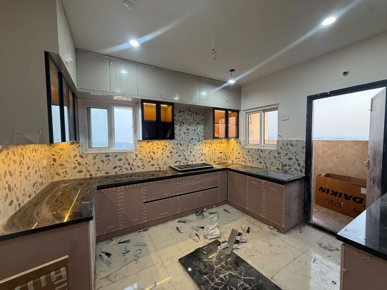 Kitchen, lansum-el-dorado 3 Bedroom 2240 Sq.Ft. Apartment In Narsingi Hyderabad 10757175