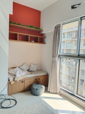 Living Room in 1 BHK Apartment at Mahindra Vicino, Andheri East – for Rent