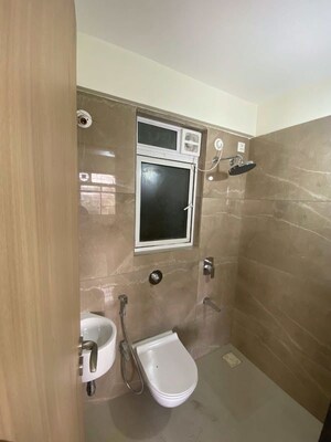 Bathroom in 1 BHK Apartment at Mahindra Vicino, Andheri East – for Rent