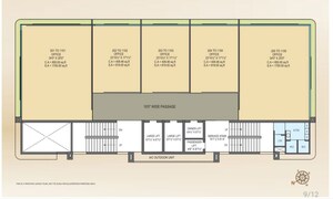 Floor Plan in  Office Space at Adajan – for Sale