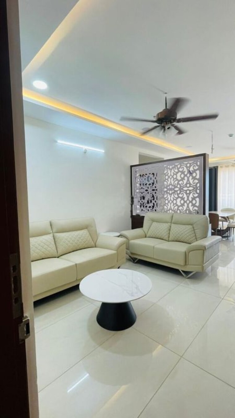 Living Room, prestige-beverly-hills 3 Bedroom 2250 Sq.Ft. Apartment In Kokapet Hyderabad 10757436