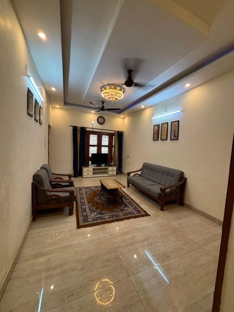 Living Room, sa-tower 2 Bedroom 1300 Sq.Ft. Villa In Rahim Nagar Lucknow 10757498