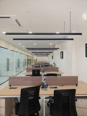 Team Area in  Office Space at Shivalik Sharda Harmony, Panjrapole – for Rent