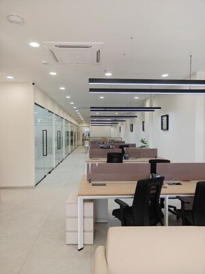 Team Area in  Office Space at Shivalik Sharda Harmony, Panjrapole – for Rent