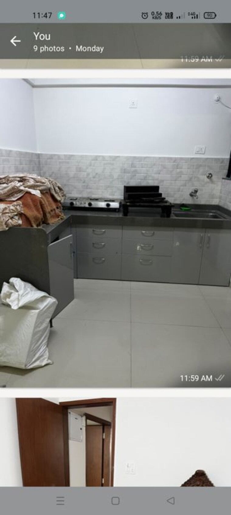 Kitchen, mont-vert-grande 2 Bedroom 1150 Sq.Ft. Apartment In Pashan Sus Road Pune 10757534