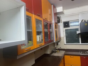 Kitchen in 3 BHK Apartment at Hiranandani Estate Burlington, Ghodbunder Road – for Rent