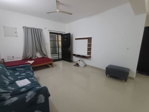Living Room in 3 BHK Apartment at Poulomi Indus Crest, Tellapur – for Rent