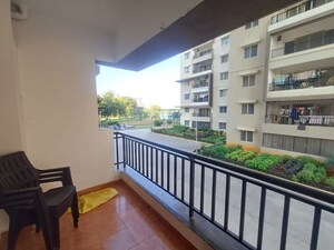 Balcony in 3 BHK Apartment at Poulomi Indus Crest, Tellapur – for Rent