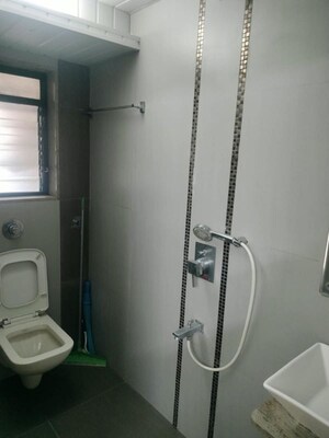 Bathroom in 3 BHK Apartment at Nahar Amrit Shakti, Chandivali – for Rent