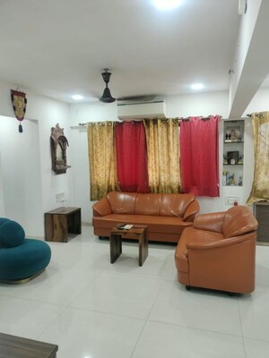 Living Room in 3 BHK Apartment at Nahar Amrit Shakti, Chandivali – for Rent