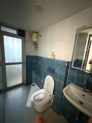 Bathroom in 2 BHK Apartment at Lodha Amara, Kolshet Road – for Rent