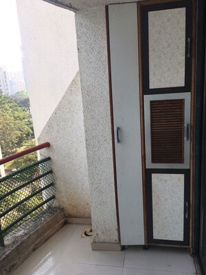 Balcony in 1 BHK Apartment at Puranik City, Kasarvadavali – for Rent
