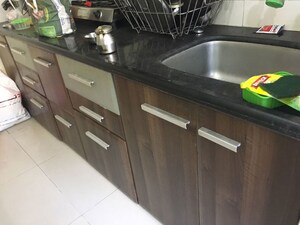Kitchen in 1 BHK Apartment at Puranik City, Kasarvadavali – for Rent