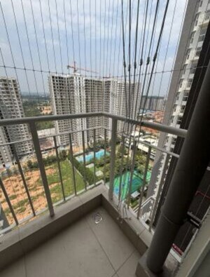 Balcony in 1 BHK Apartment at Godrej Ananda, Bagaluru – for Rent