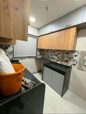Kitchen in 3 BHK Apartment at The Wadhwa Atmosphere, Mulund West – for Rent