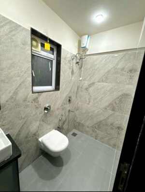 Bathroom in 3 BHK Apartment at The Wadhwa Atmosphere, Mulund West – for Rent