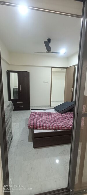 Bedroom in 2 BHK Apartment at Blue Pearl 204 Blue Paradise, Baner – for Rent