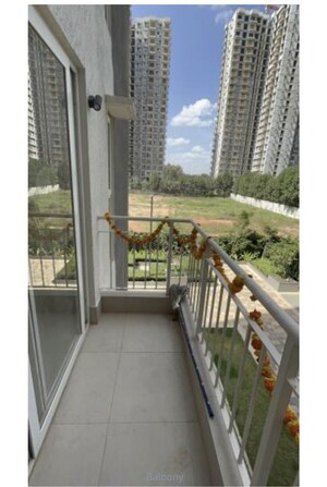 Balcony in 2.5 BHK Apartment at Godrej Ananda, Bagaluru – for Rent