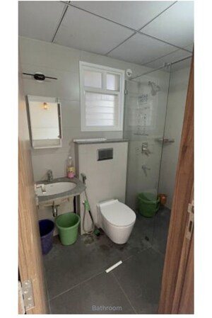 Bathroom in 2.5 BHK Apartment at Godrej Ananda, Bagaluru – for Rent