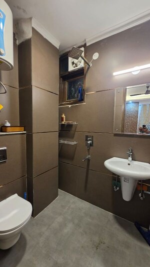 Bathroom in 3 BHK Builder Floor at Saket – for Rent