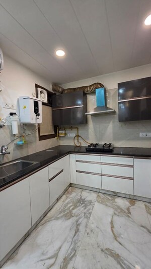 Kitchen in 3 BHK Builder Floor at Saket – for Rent