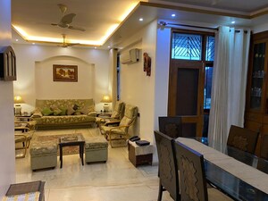 Living Room in 3 BHK Apartment at Sector 3 Dwarka – for Rent