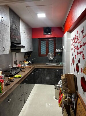 Kitchen in 3.5 BHK Apartment at Sector 22 Dwarka – for Rent