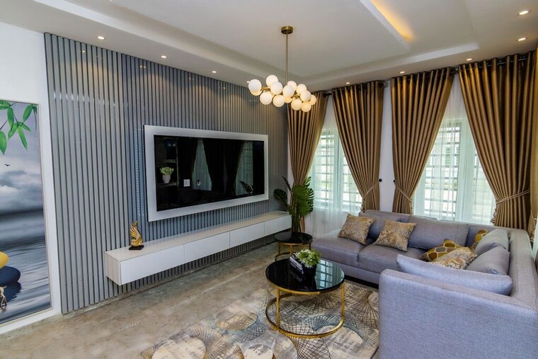 Living Room, vilas-javdekar-palladio-la-viento 3 Bedroom 1085 Sq.Ft. Apartment In Mahalunge Pune 10757994