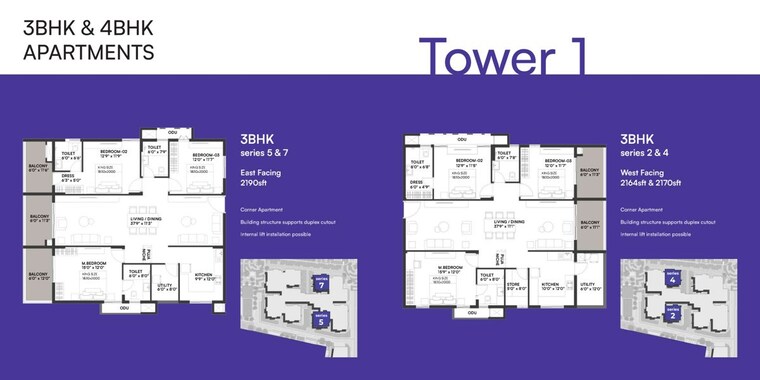Floor Plan, dev-signature-one 3 Bedroom 2164 Sq.Ft. Apartment In Rajendra Nagar Hyderabad 10758037