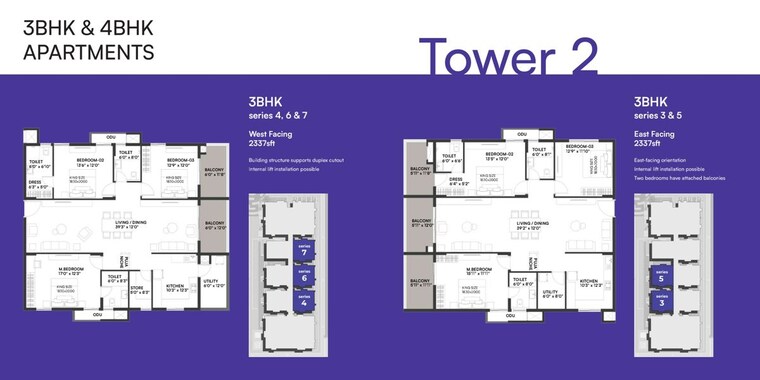 Floor Plan, dev-signature-one 3 Bedroom 2164 Sq.Ft. Apartment In Rajendra Nagar Hyderabad 10758037