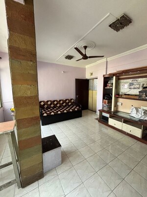 Living Room in 1 BHK Apartment at Pratik Nagar – for Rent